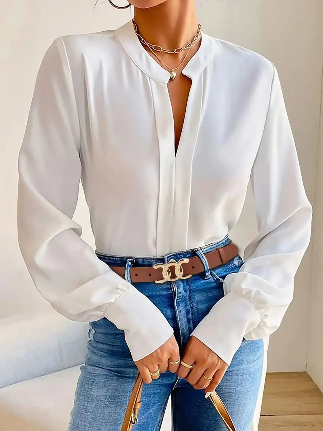 Women's Thin Leather Decorative Belt – New Style Waistband for Dresses & Suits