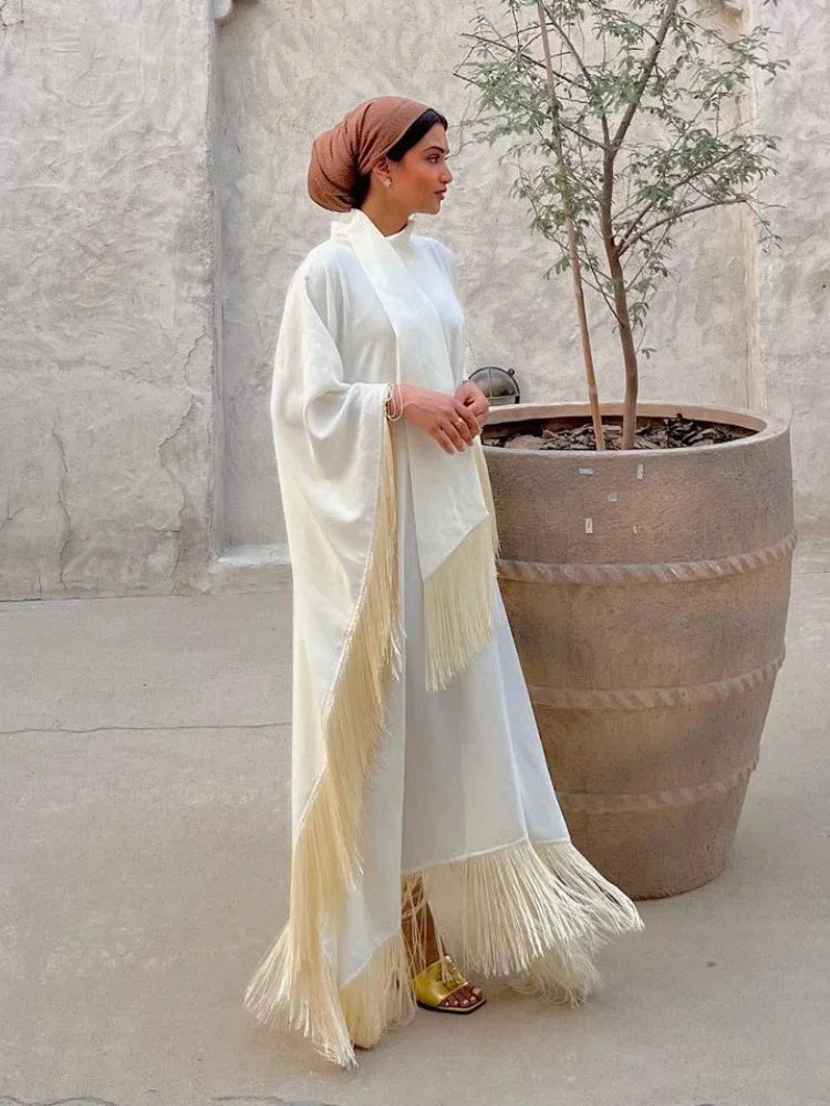 Elegantes muslimisches Partykleid für Damen – Dubai Abaya und türkischer Kaftan