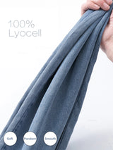 Men’s 100% Lyocell Elastic Waist Loose Straight Summer Jeans – High Quality Ultra-Soft Denim