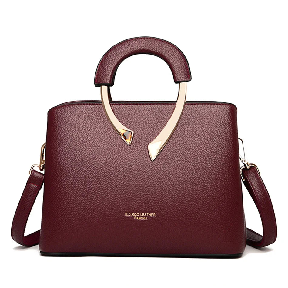 The Urban-Essence Tote Luxury PU Leather Handbag