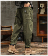 Men’s American Vintage High-Waist Loose ProfileCargo Trousers