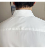 Herren Luxus Hemd mit großem Kragen – Hochwertiges, einfarbiges Slim Fit Hemd