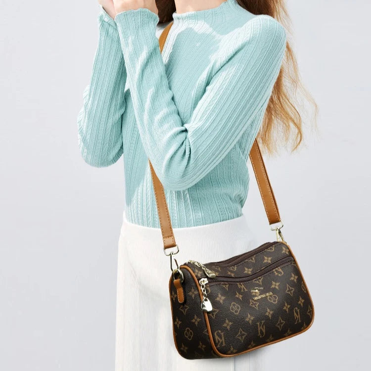 Luxury PU Leather Shoulder Bag | Designer High Quality Crossbody Bag
