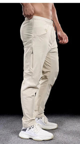 Men’s Micro-Elastic Gym Fitness Trousers | New Quick-Drying Running Training Pants