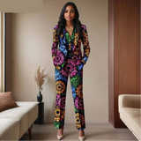 Das „Legacy“ Executive Set: Lebhafter 3-teiliger Anzug aus Ankara | Einreihiger Blazer, passende Weste & hoch geschnittene Hose