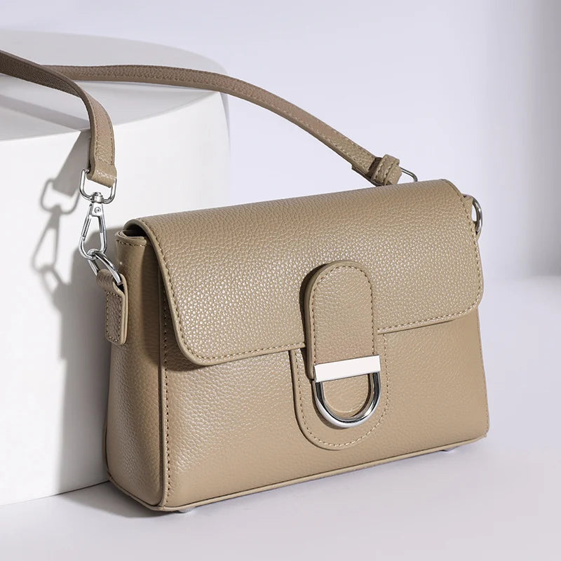 The Legacy-Flap Silhouette Luxury Cowhide Crossbody