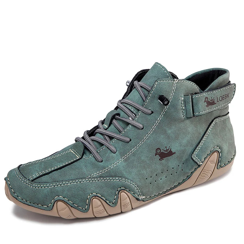 Herren Leder Freizeitsneaker – Luxus Fashion Outdoor Walking Schuhe