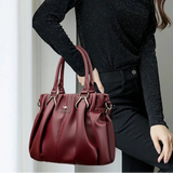 Damen-Einkaufstasche aus echtem weichem Leder – Luxuriöse Handtasche mit großem Fassungsvermögen