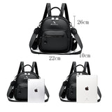 3-in-1 Women's Soft Leather Fashion Backpack | Large Capacity Travel Bag