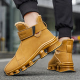 Der „Arctic-Core“ Winter-Trainer | Wasserdichter Luxus-Herrenstiefel | Plüschgefütterter warmer Sneaker