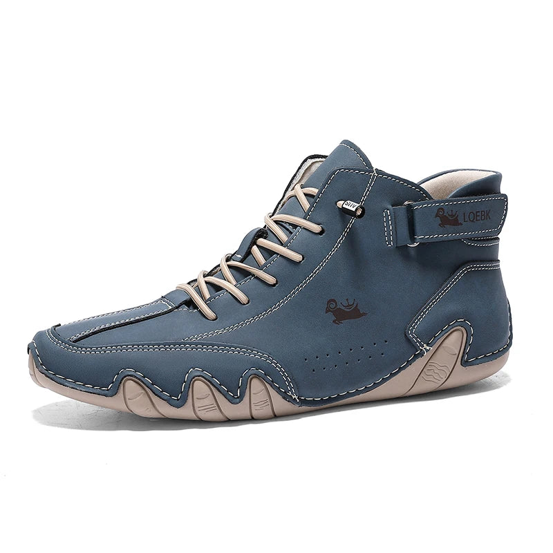 Herren Leder Freizeitsneaker – Luxus Fashion Outdoor Walking Schuhe