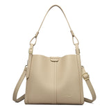 The Sovereign-Medium Silhouette High-Quality PU Leather Top-Handle Bag