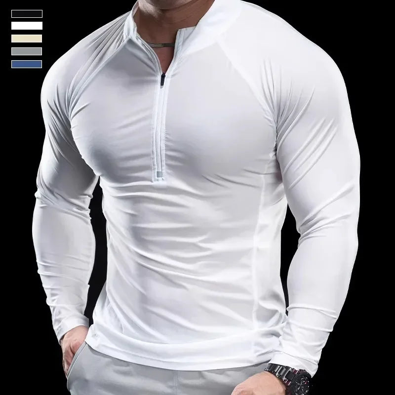 Men’s Autumn Quick-Drying Training T-Shirt | Long Sleeve Gym Fitness Top