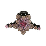 Die Haarspange „Glimmer Bloom“ – Atemberaubende florale Strass-Klammer