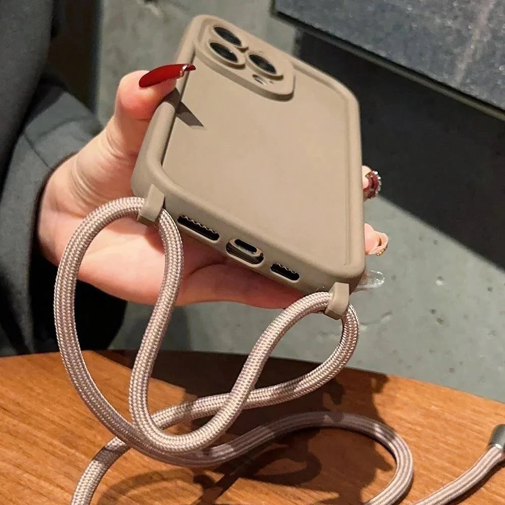 Handykette Umhängetasche für iPhone 17 Air 16 15 14 13 12 11 Pro Max SE