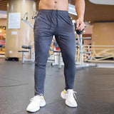 Herren Spandex Laufhose | Atmungsaktive, schnelltrocknende Gym Jogginghose