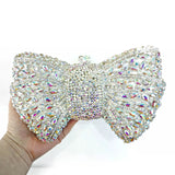 The Siren-Glow Bow Clutch Luxury Diamond-Inlaid Evening Bag