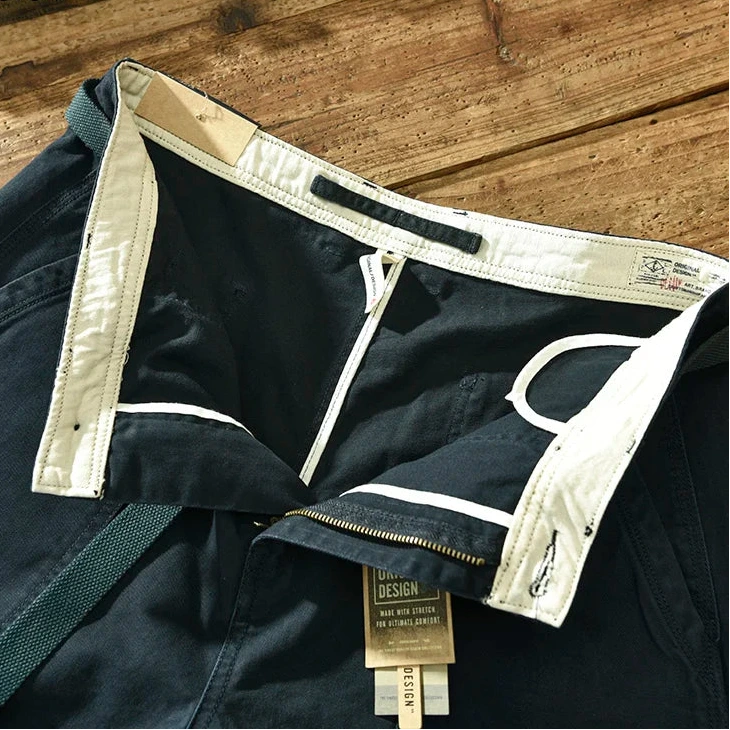 Men's Casual Cotton Cargo Pants | Fashion Loose Big Pocket Trousers