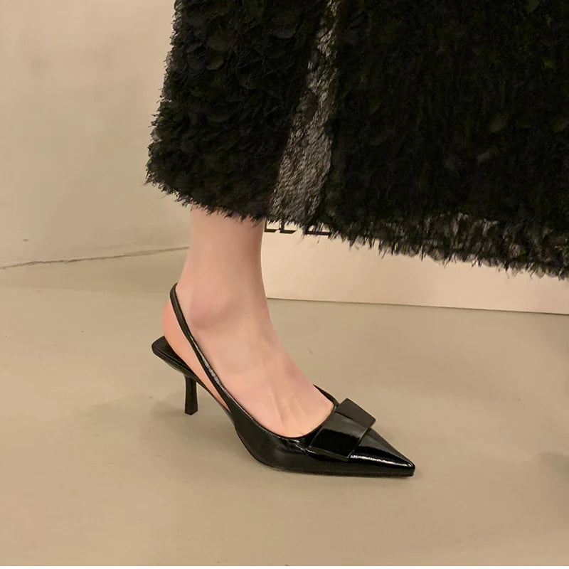 Women’s High Heel Sandals – Fashion Pointed Toe Slingback Shoes