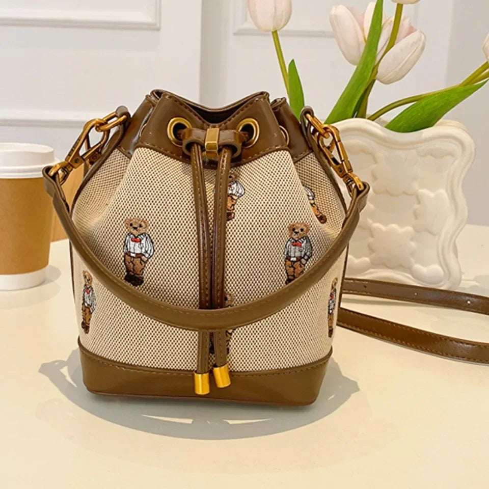 Die Urban-Flow Eimertasche Großraum-Handtasche/Messenger-Bag