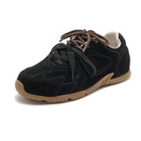 Women’s Genuine Leather German Training Shoes – Winter Velvet Fur Lined Sneakers