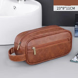 The "Cloud-Carry" Travel Set: Premium PU Leather Cosmetic Bag