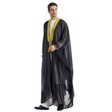 Muslimische Herren-Jubba/Thobe mit offener Vorderseite | Dubai Abaya Cardigan & Ramadan Kimono