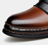 Men's Retro Ankle Boots – Fashion Casual Motorcycle Boots with Side Zipper