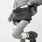 Women’s Low-Rise Tweed Skort with Belt | Gray Retro A-Line Wrap Skirt