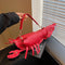 Cute Lobster-Shape Crossbody Bag | Funny Creative PU Leather Handbag