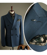 High-Quality 3-Piece Men’s Suit – Slim Fit Double-Breasted Formal Business Set