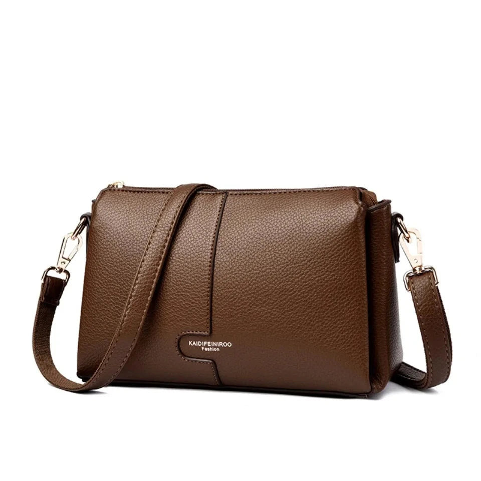 The Azure-Summer Silhouette Luxury Top Quality Soft Leather Handbag