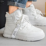 Herren Weiße Wasserdichte Schnee-Sneaker – Warme, Plüschgefütterte Winterschuhe, Rutschfest & Abriebfest für Outdoor und Freizeit