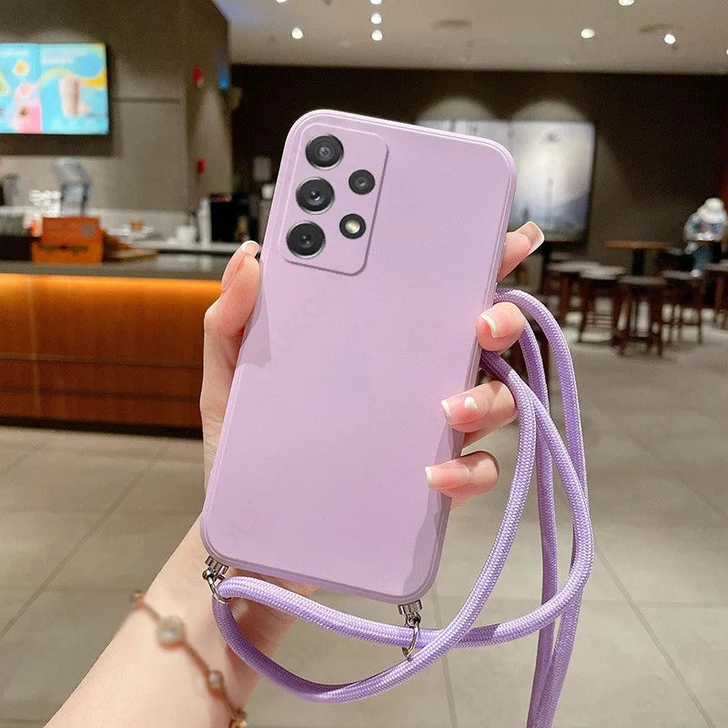 Crossbody Lanyard Case for Samsung Galaxy S26 S25 S24 S23 Ultra S22