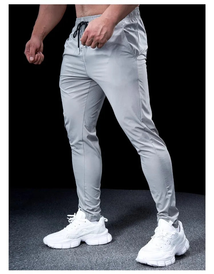 Herren schnelltrocknende Sommer-Sporthose | Slim Fit Gym Fitness Jogger
