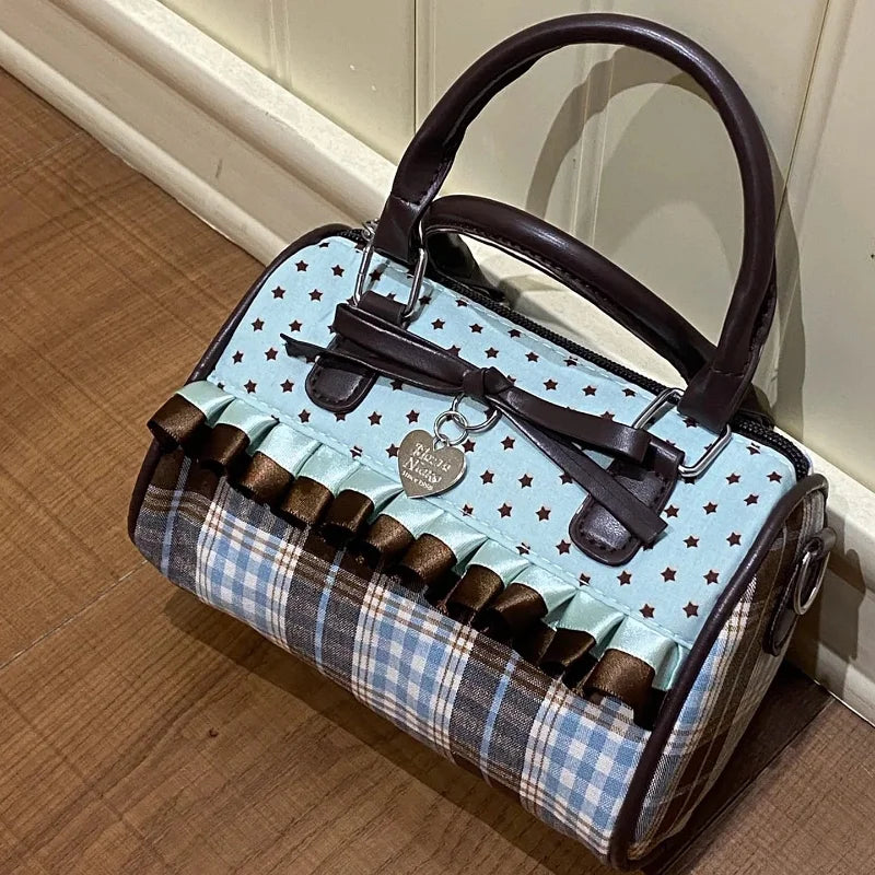 Die gepunktete koreanische Bowler Bag