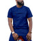 African Short Sleeve Dashiki Shirt and Pants Outfit Men’s 2-Piece Ankara Set