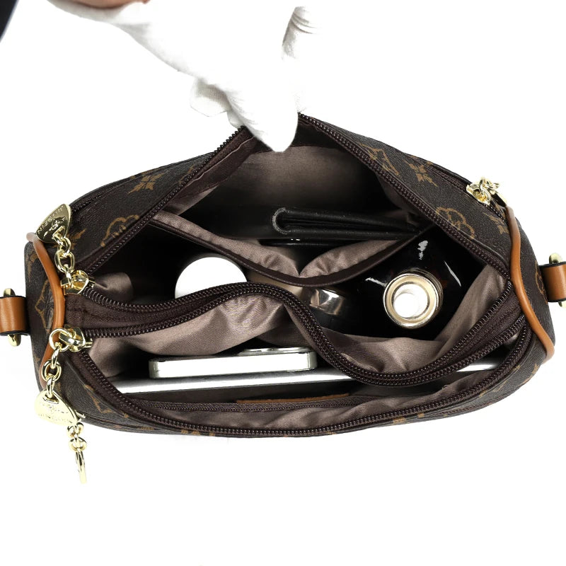 Luxury PU Leather Shoulder Bag | Designer High Quality Crossbody Bag