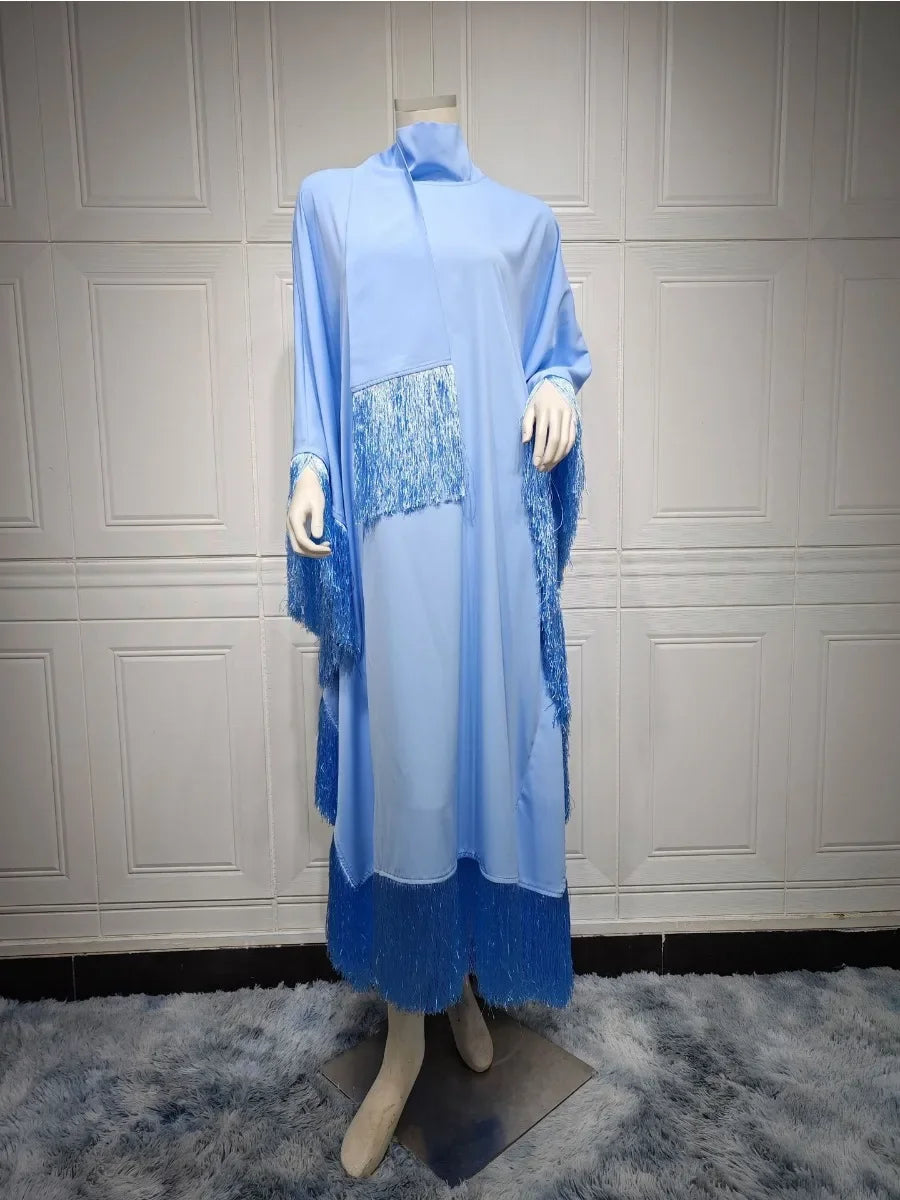 Elegantes muslimisches Partykleid für Damen – Dubai Abaya und türkischer Kaftan