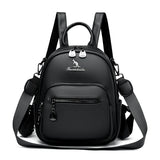 3-in-1 Women's Soft Leather Fashion Backpack | Large Capacity Travel Bag