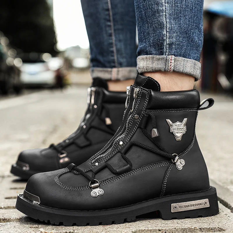 Peak Performance Men’s Hiking Boots: Waterproof Winter Snow Boots with Thermal Plush Lining
