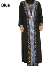 Black Muslim Abaya for Women | Sequin Beaded Kaftan and Elegant Splice Maxi Dress