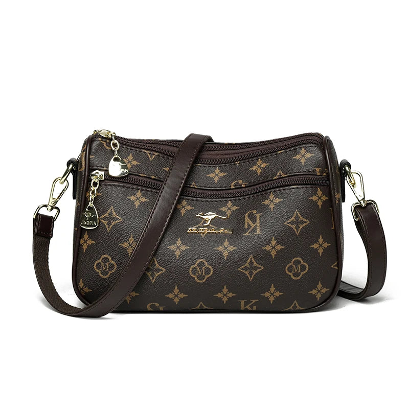 Luxury PU Leather Shoulder Bag | Designer High Quality Crossbody Bag