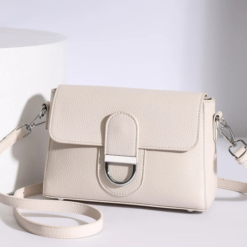 The Legacy-Flap Silhouette Luxury Cowhide Crossbody