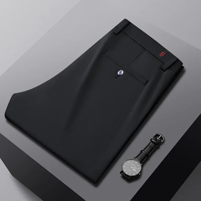 Herren-Eisseiden-Business-Casual-Hose | Ultraleichte, schnelltrocknende Sommeranzughose