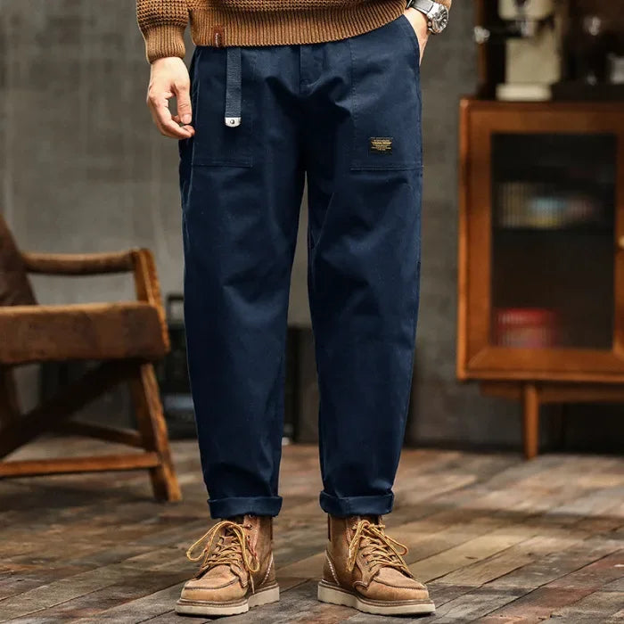 Men’s American Vintage High-Waist Loose ProfileCargo Trousers