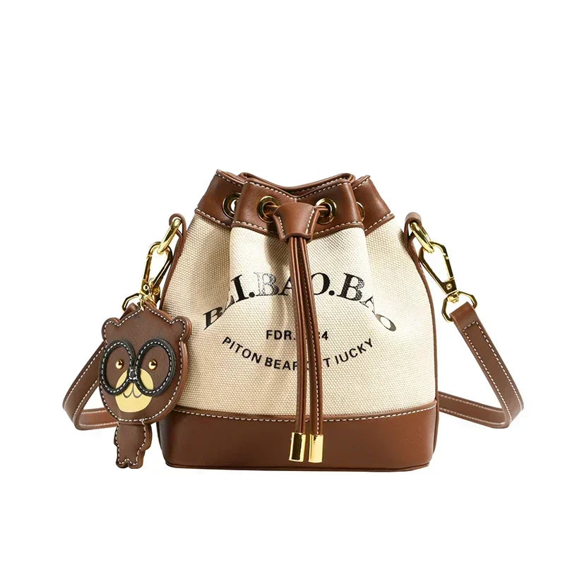 Die Urban-Flow Eimertasche Großraum-Handtasche/Messenger-Bag