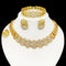 Latest Italian Gold Color Jewelry Set for Women – Luxury African Big Statement Necklace & Earrings
