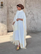 Elegantes muslimisches Partykleid für Damen – Dubai Abaya und türkischer Kaftan