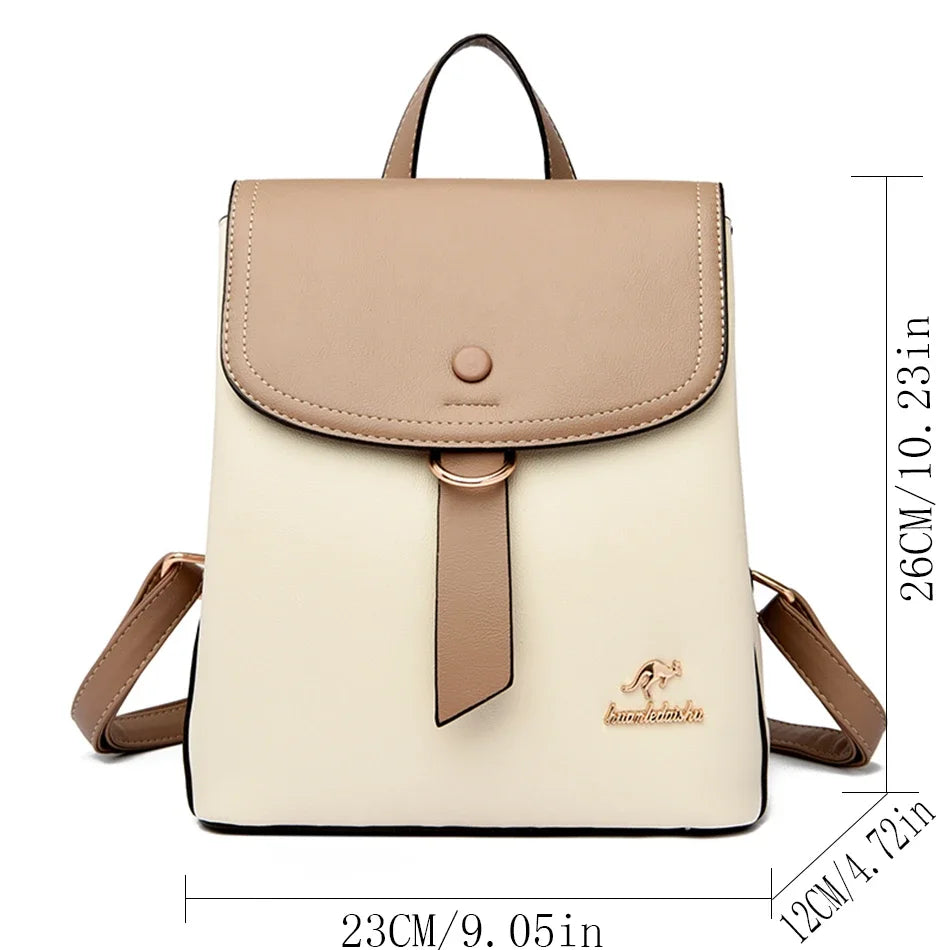 Hochwertiger Mode-Druck-Rucksack | Outdoor-Tasche mit Kontrastfarben-Textur